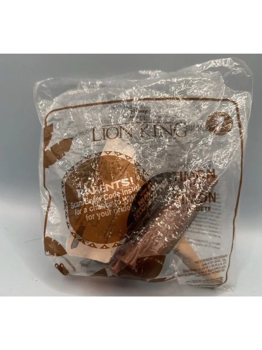 2019 McDonalds Disney’s THE LION KING Happy Meal Toy Toys #7 TIMON